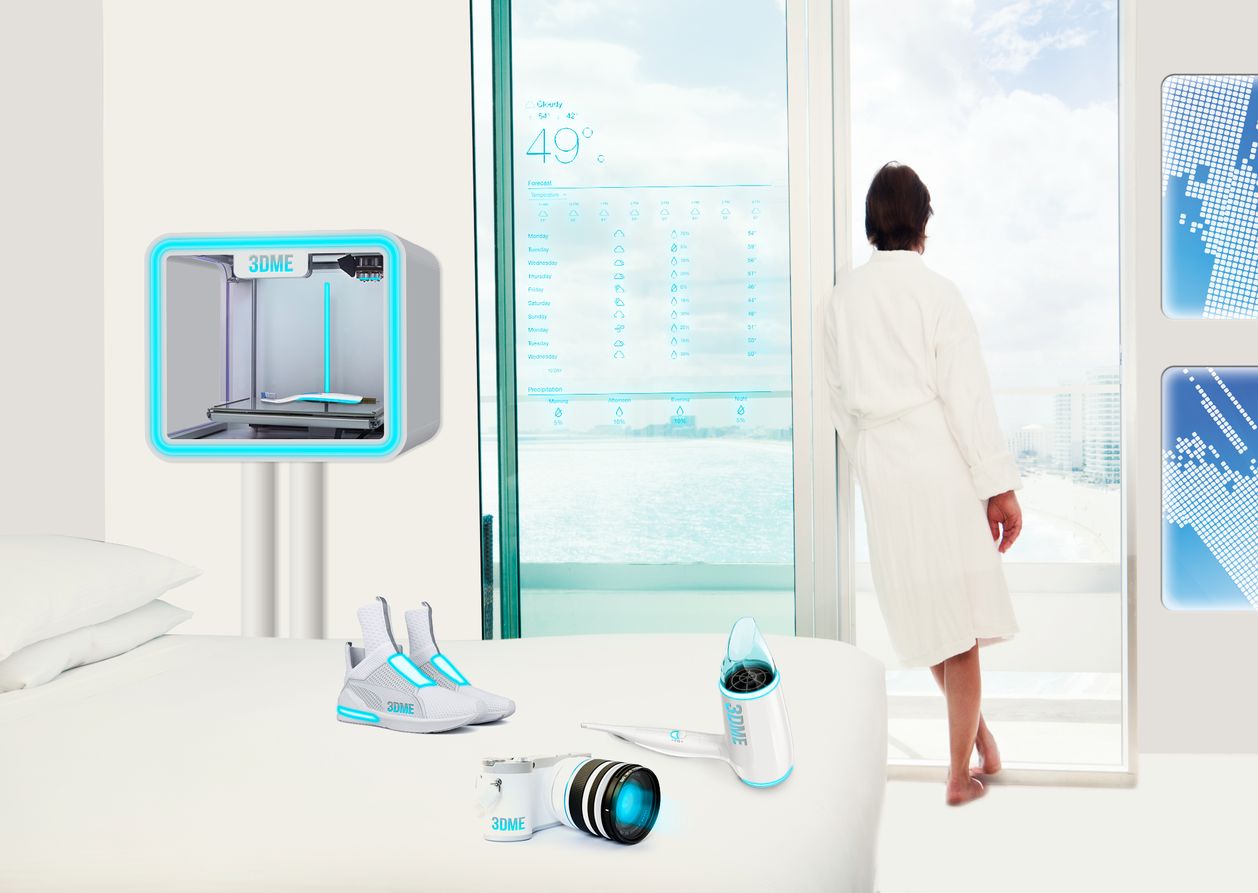 3D Makers in every hotel room 3D Makers in every hotel room