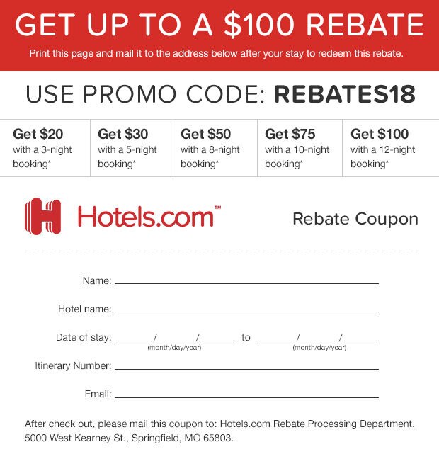 Hotels.com | Rebate