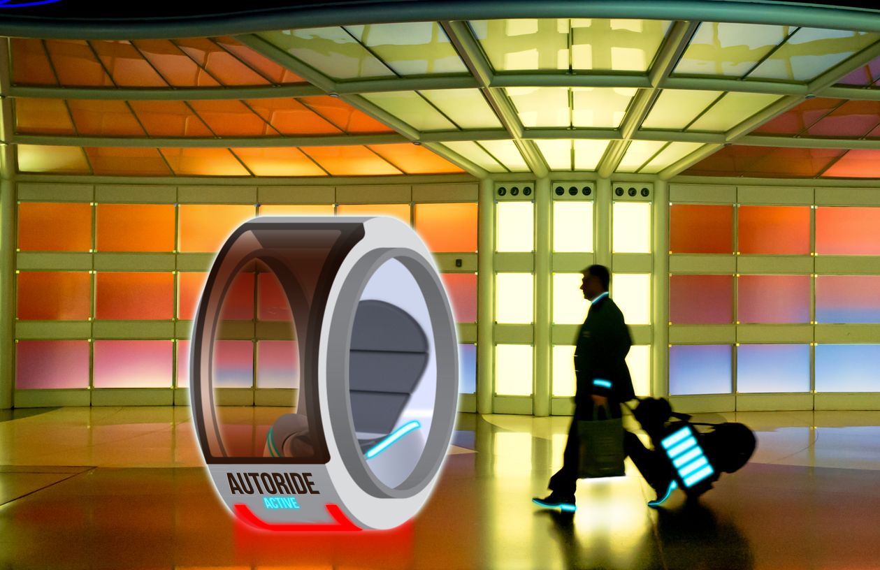 Airport transfers will be self-driving pods, RoboFlying cars and Hyperloop