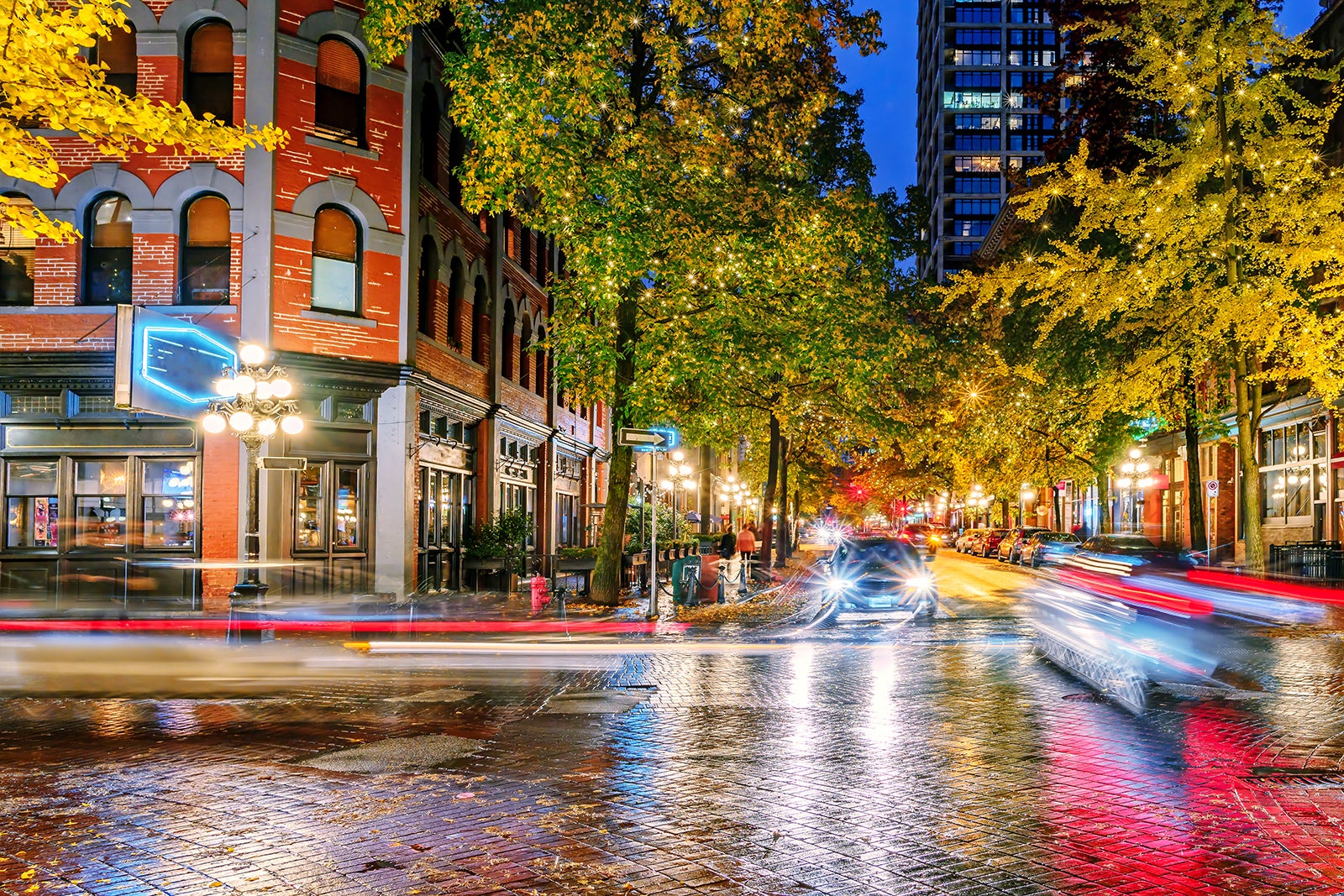 great place for window shopping - Robson Street, Vancouver