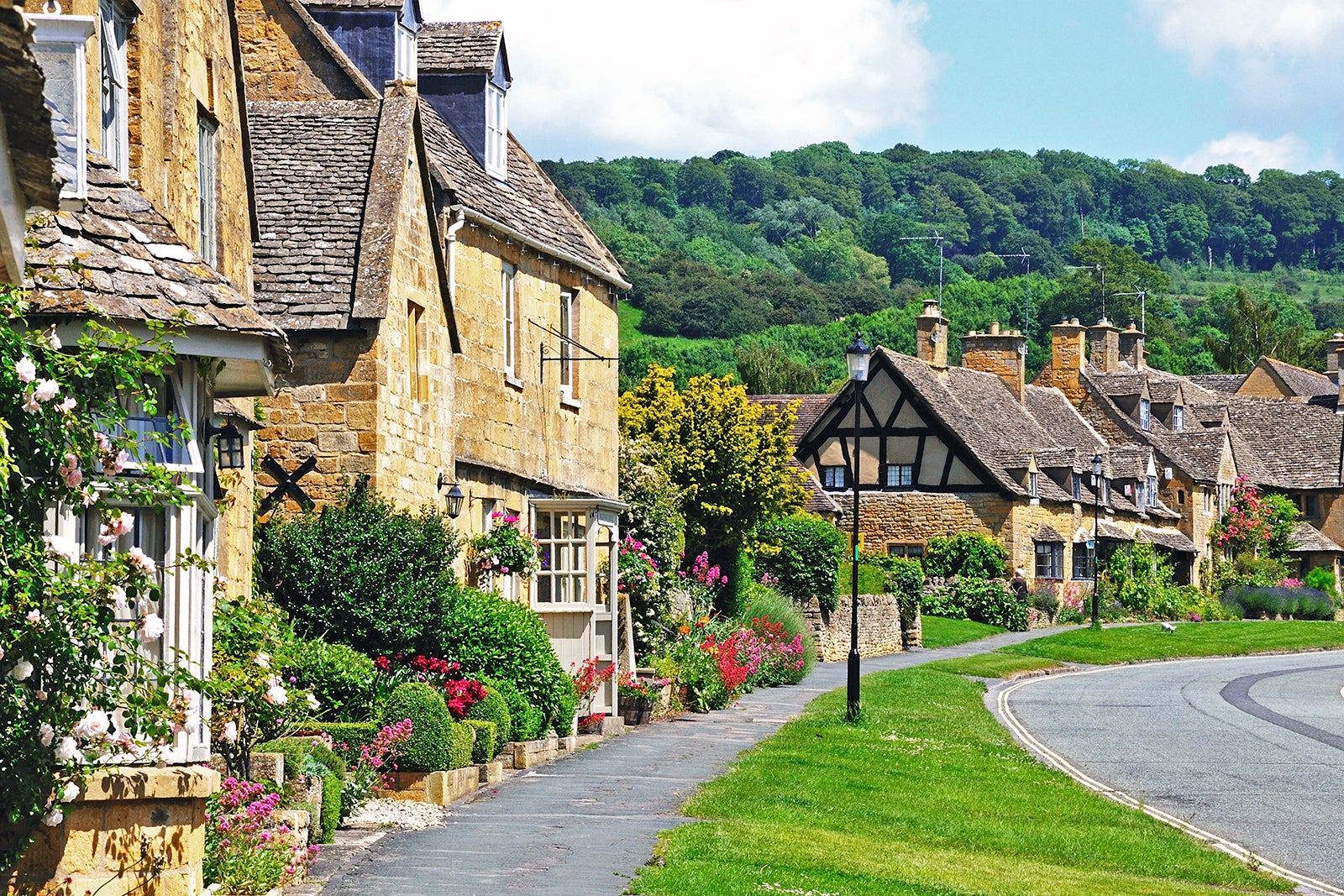 The Village of Euxton, Lancashire, England. An ancient English