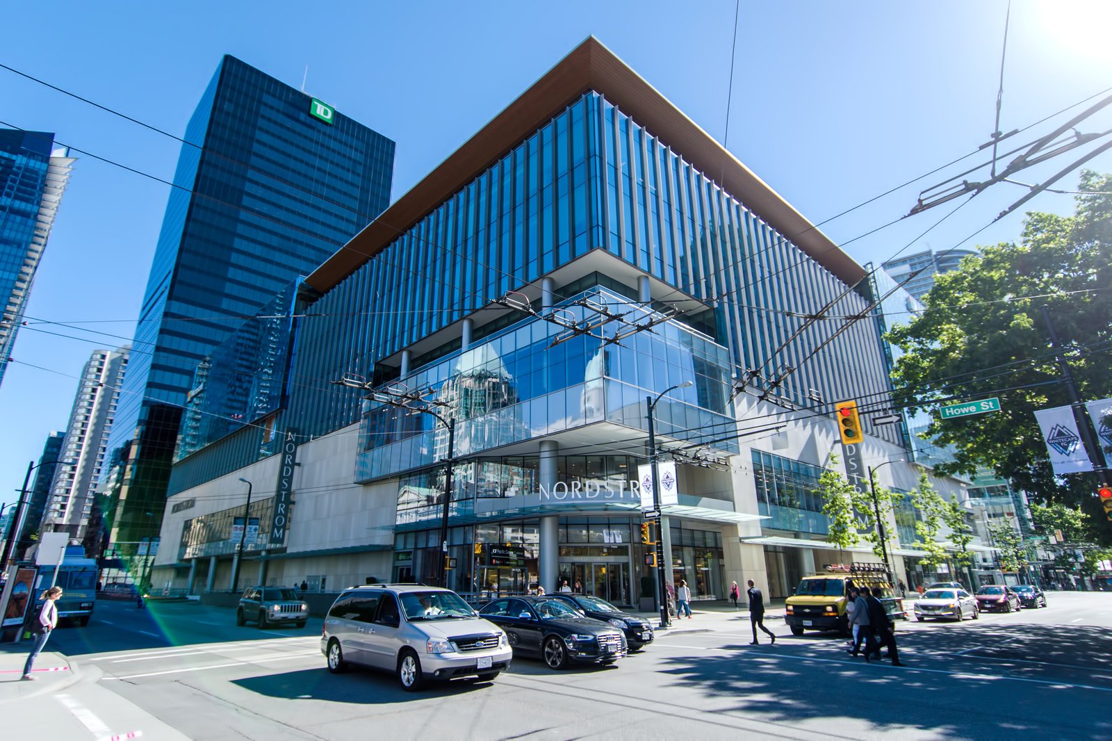 great place for window shopping - Robson Street, Vancouver