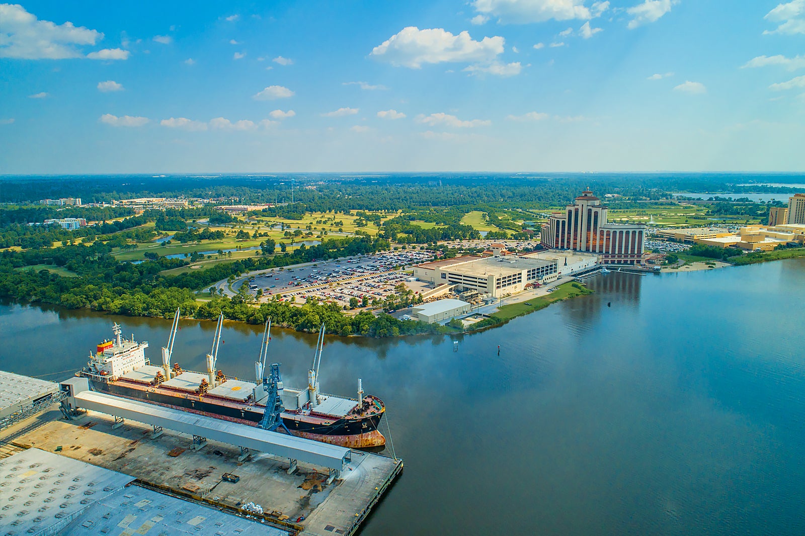 Lake charles to houston