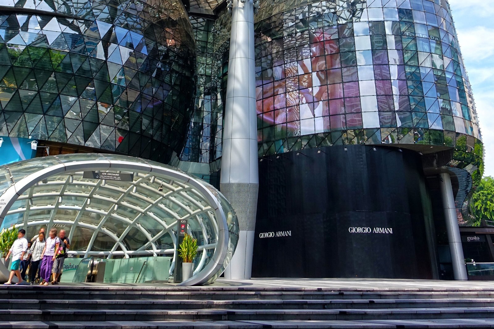 Louis Vuitton store in ION Orchard with collection by Japanese