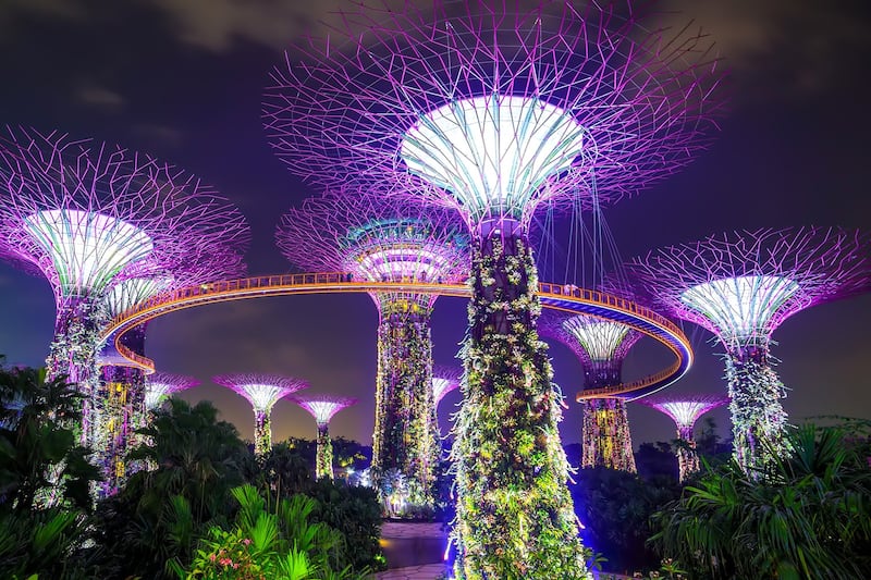 Garden By The Bay Light Show