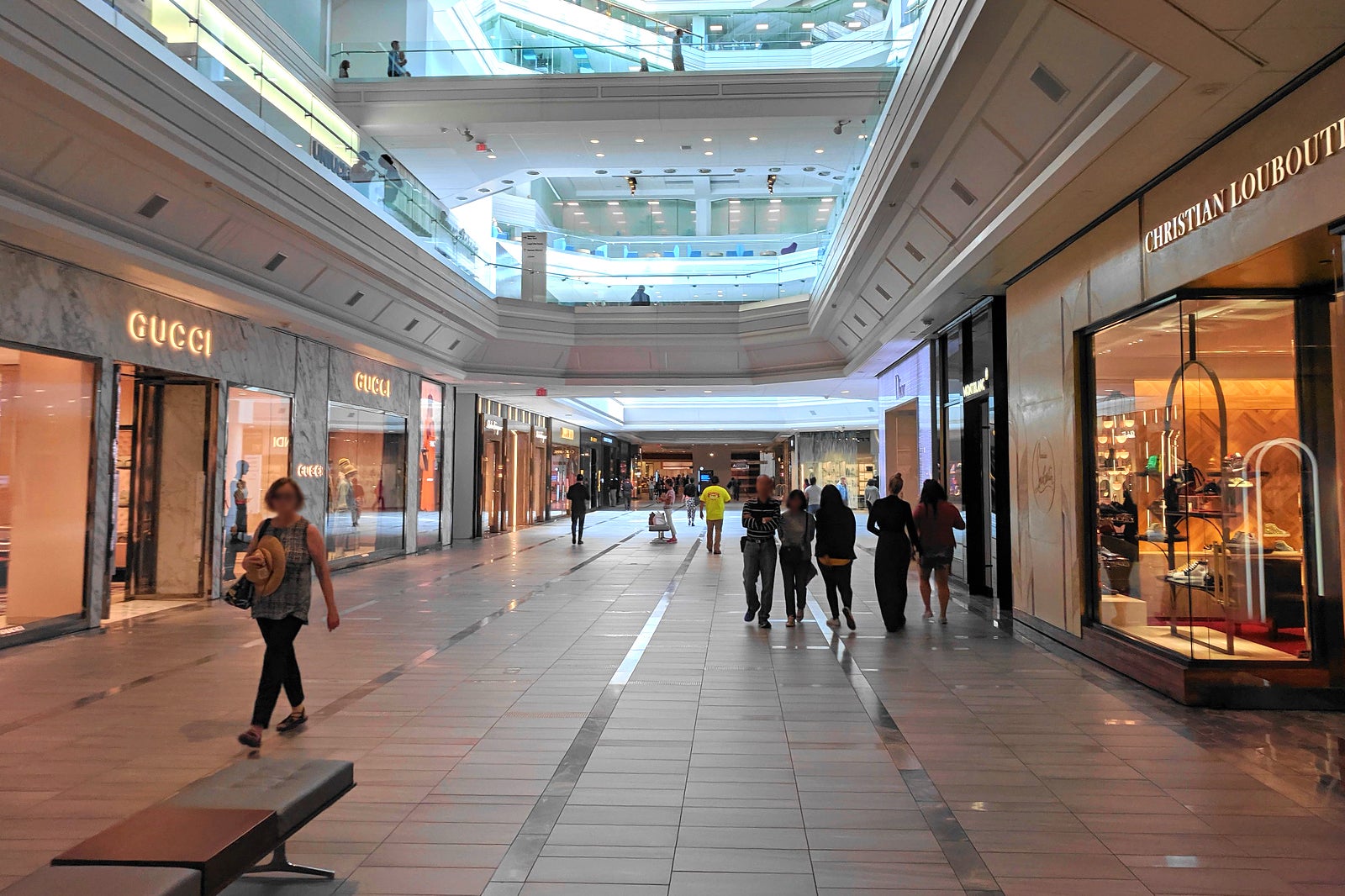 Copley Place Mall in Boston Aerial, Copley Place mall at 10…