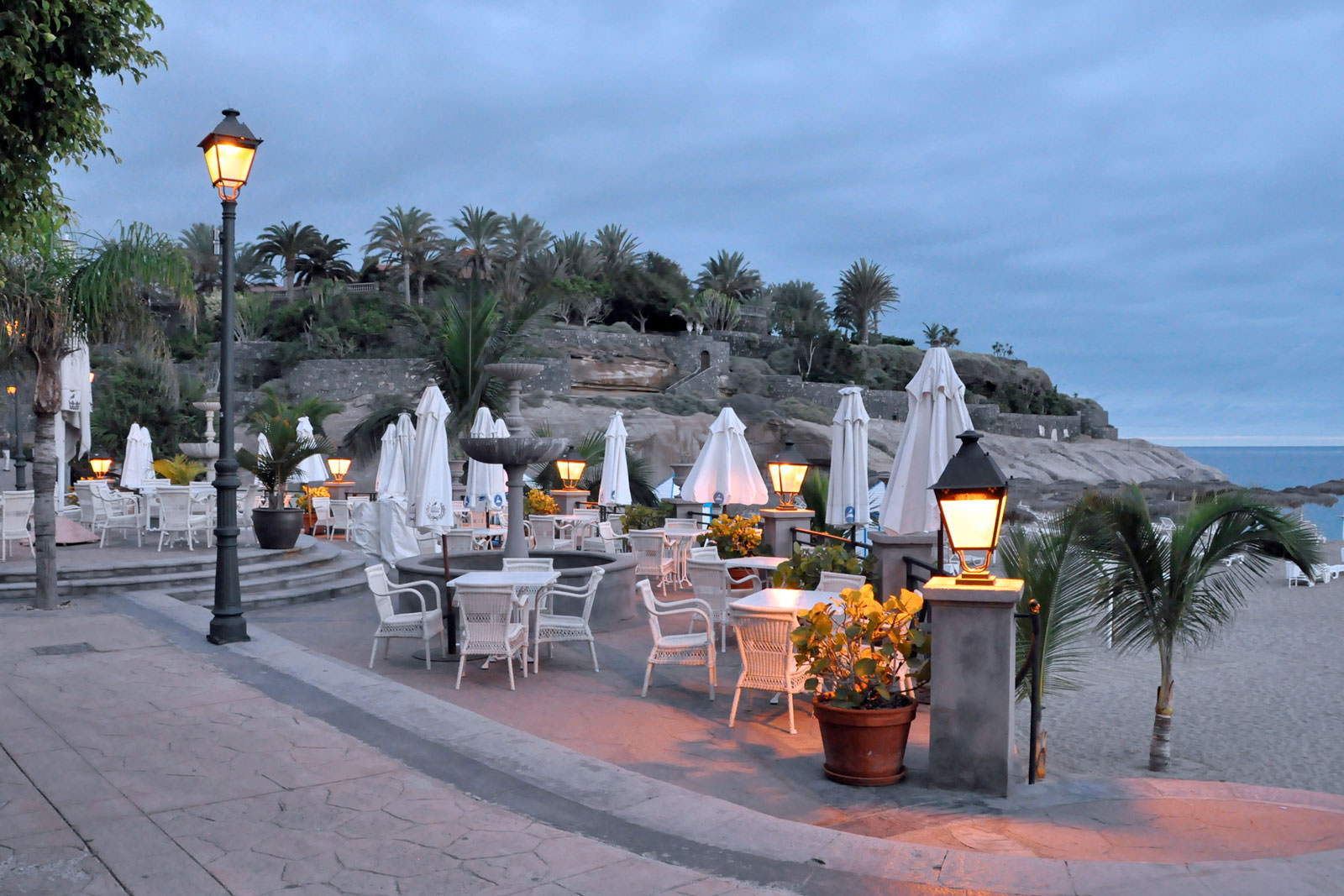 Picturesque El Duque Beach In Costa Adeje. Tenerife. Canary