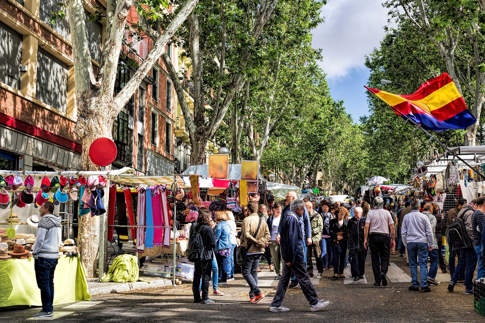 Famous Flea Market In Madrid