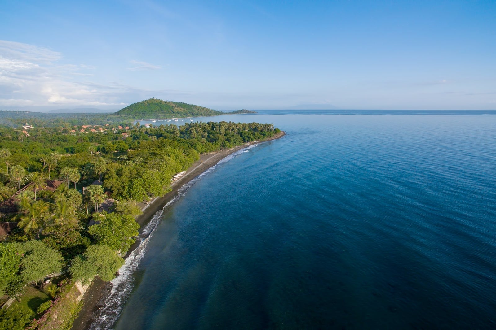 Stock photo of Diver looking at artificial reef in Permuteran Bay, Bali  Island…. Available for sale on