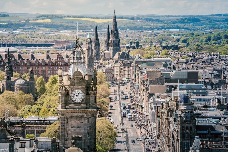 Princes Street in Edinburgh - Edinburgh's Main Shopping Street with  Stunning Castle Views - Go Guides