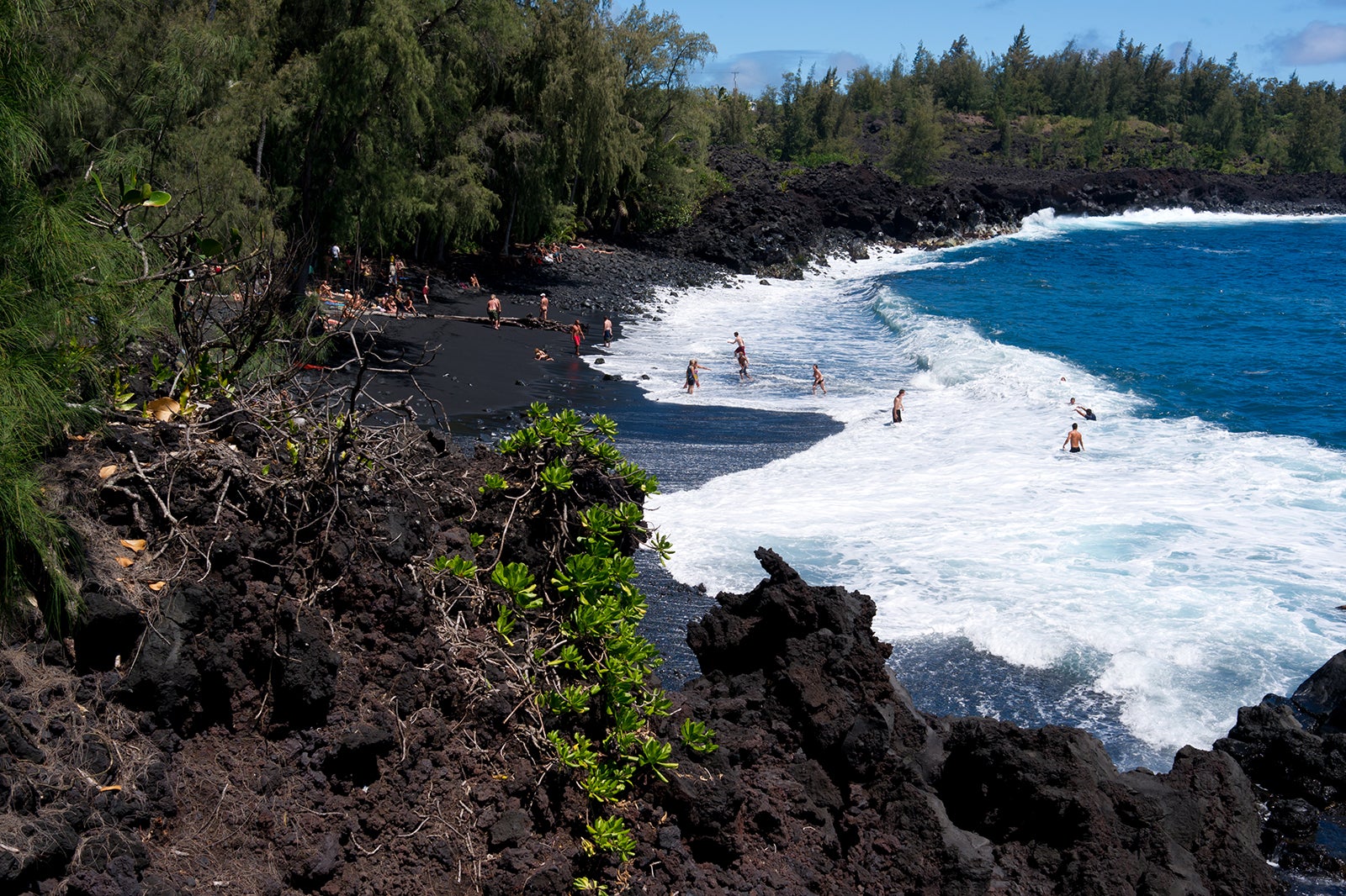 Black Woman Naked Walk on the Beach