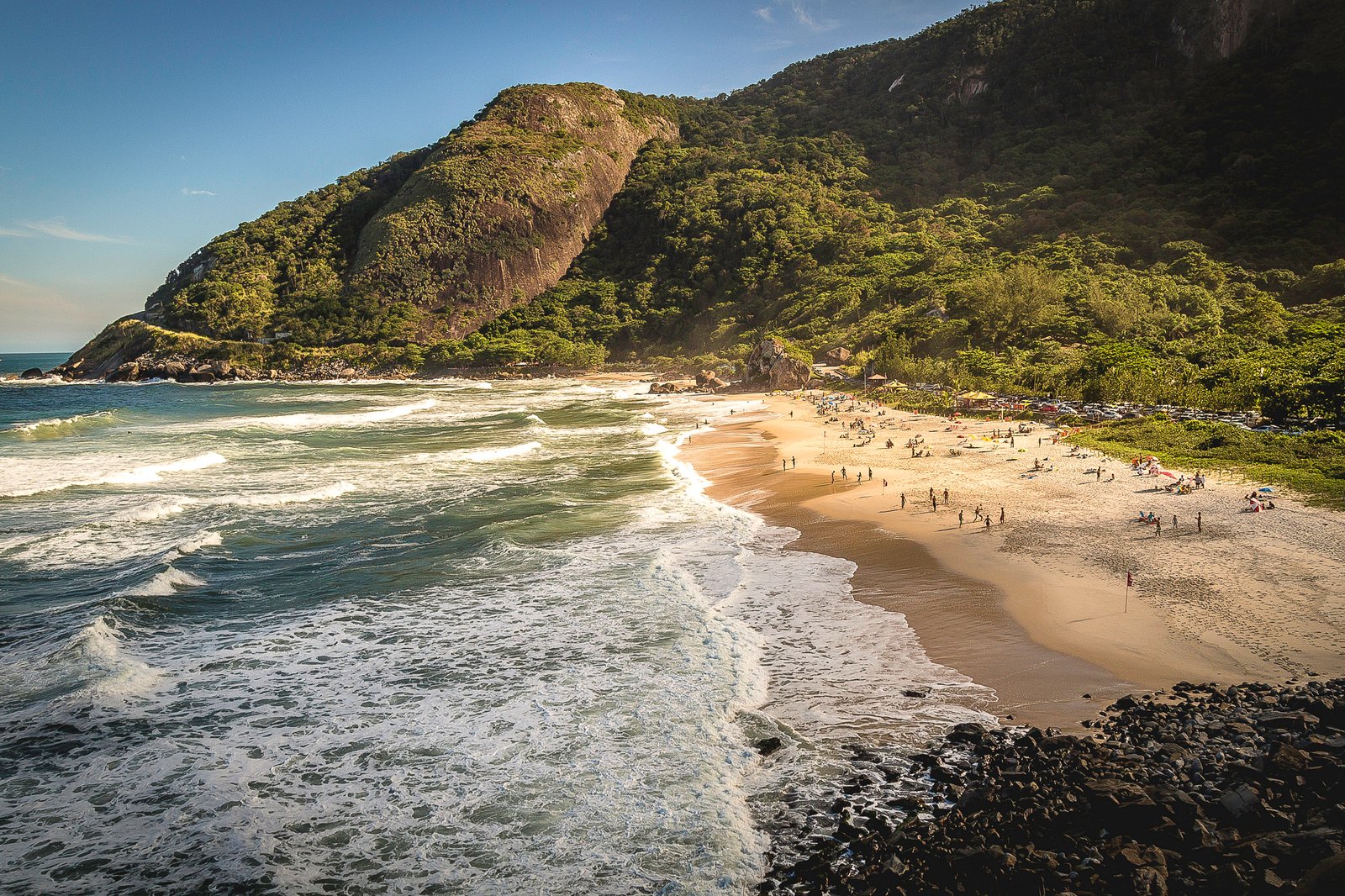 Beach in underwear, Rio de Janeiro, Brasil, alobos life