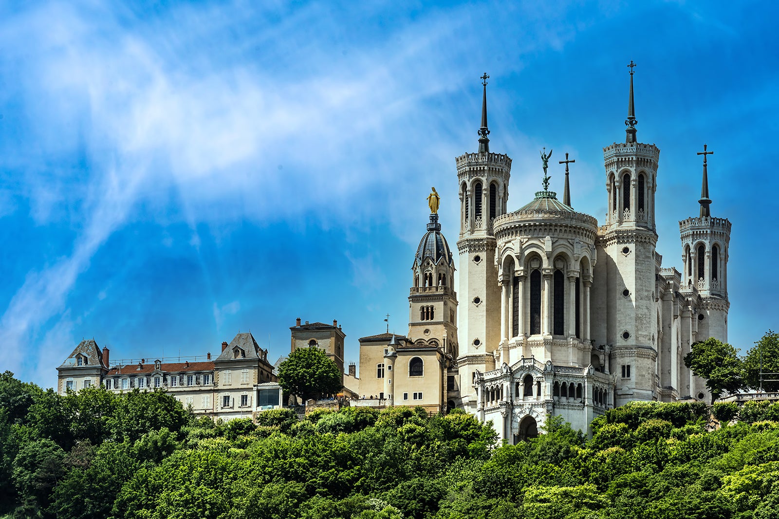 Fourvi re Hill In Lyon Overlook The City From A Historic Hill With 