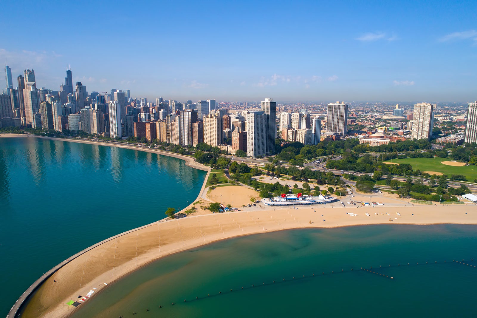 North Avenue Beach in Chicago - Beachside for Bums and Athletes