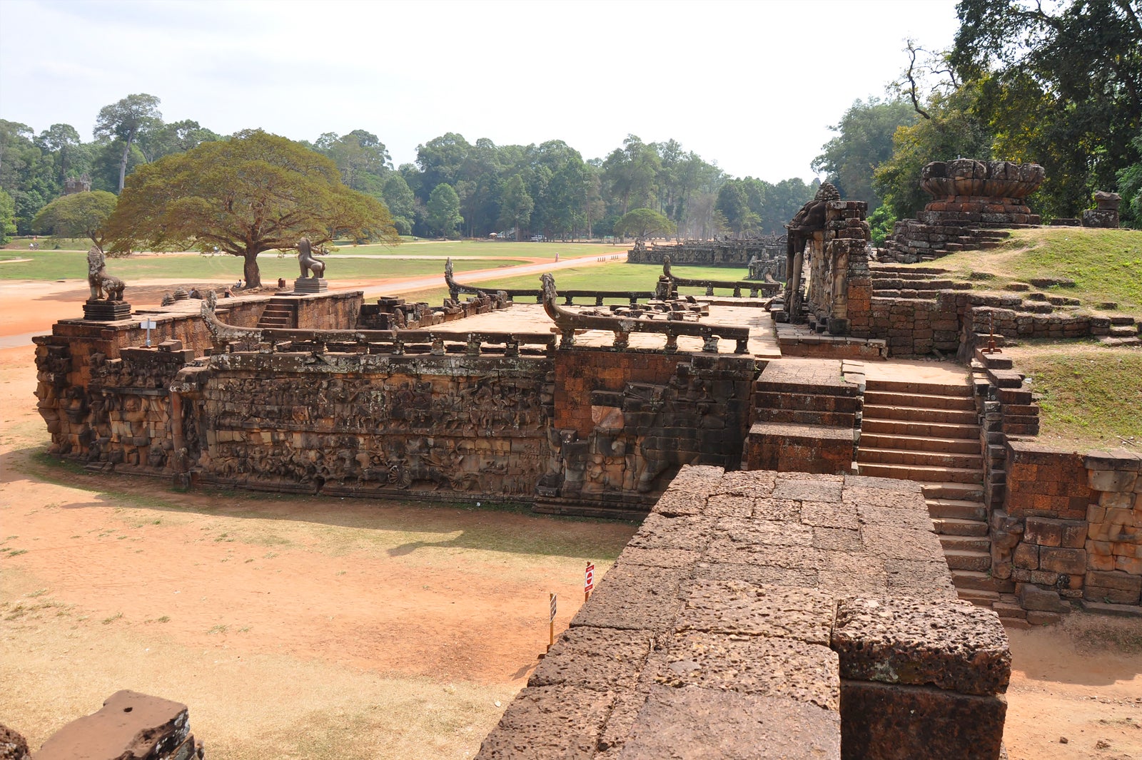 Terrace of the Elephants - UNESCO World Heritage Site in Angkor ...