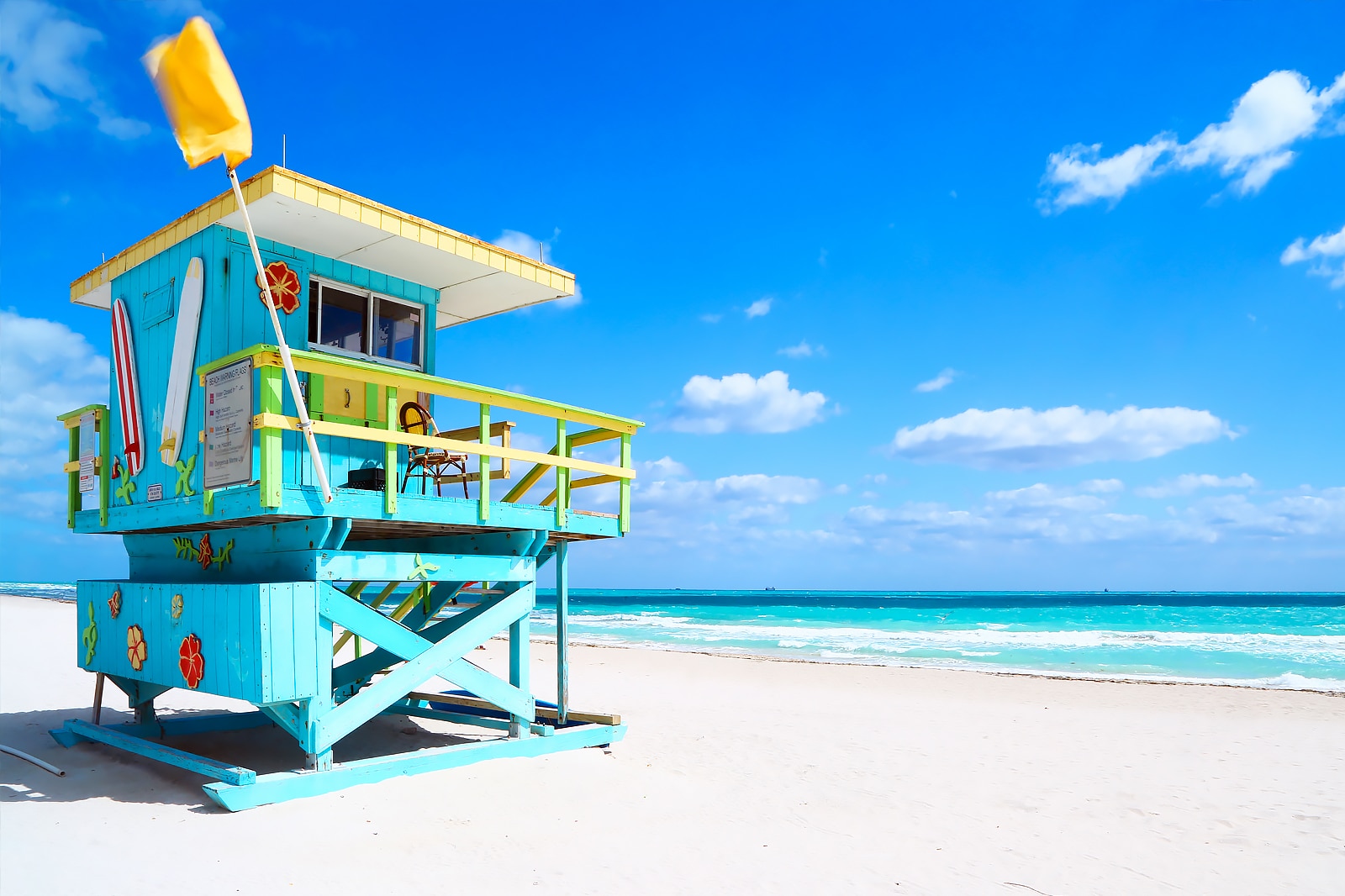 Summer time at the South Beach, Miami, Florida, United States of