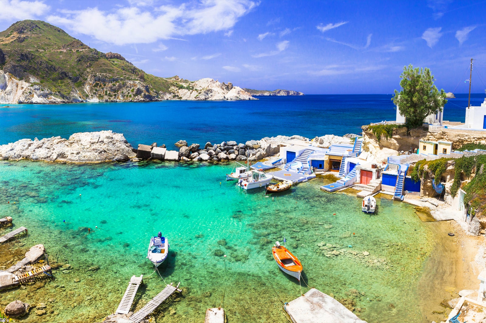 Milos greece stay locations