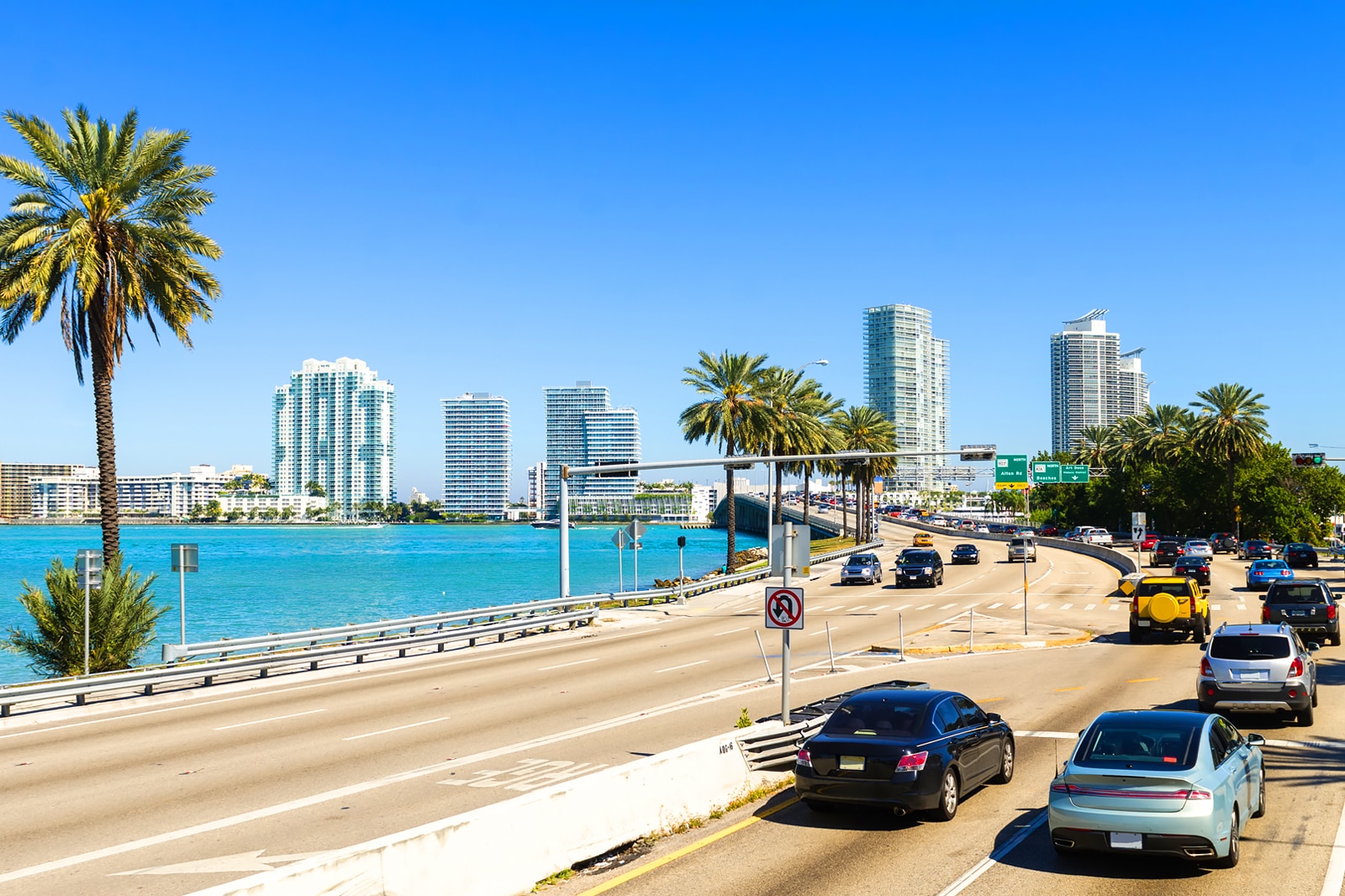 Summer time at the South Beach, Miami, Florida, United States of