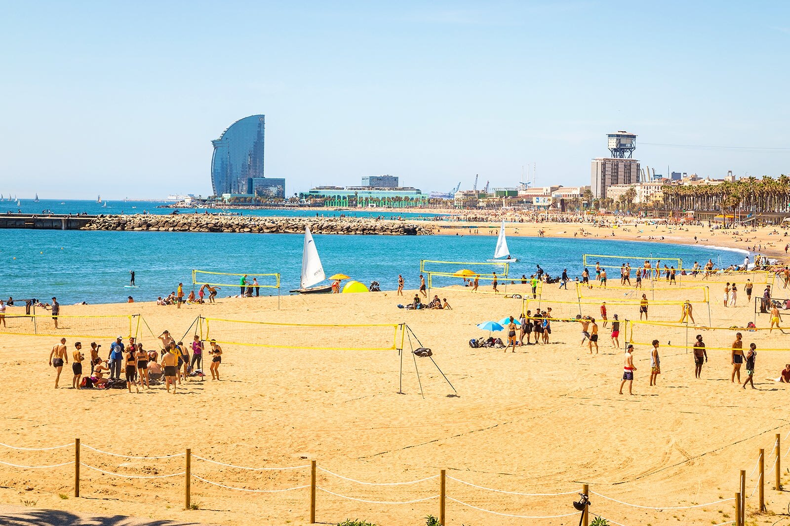 Mar Bella Beach In Barcelona Visit An LGBTQ Friendly Nude Beach Go 