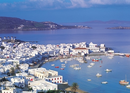Kota Mykonos, Yunani
