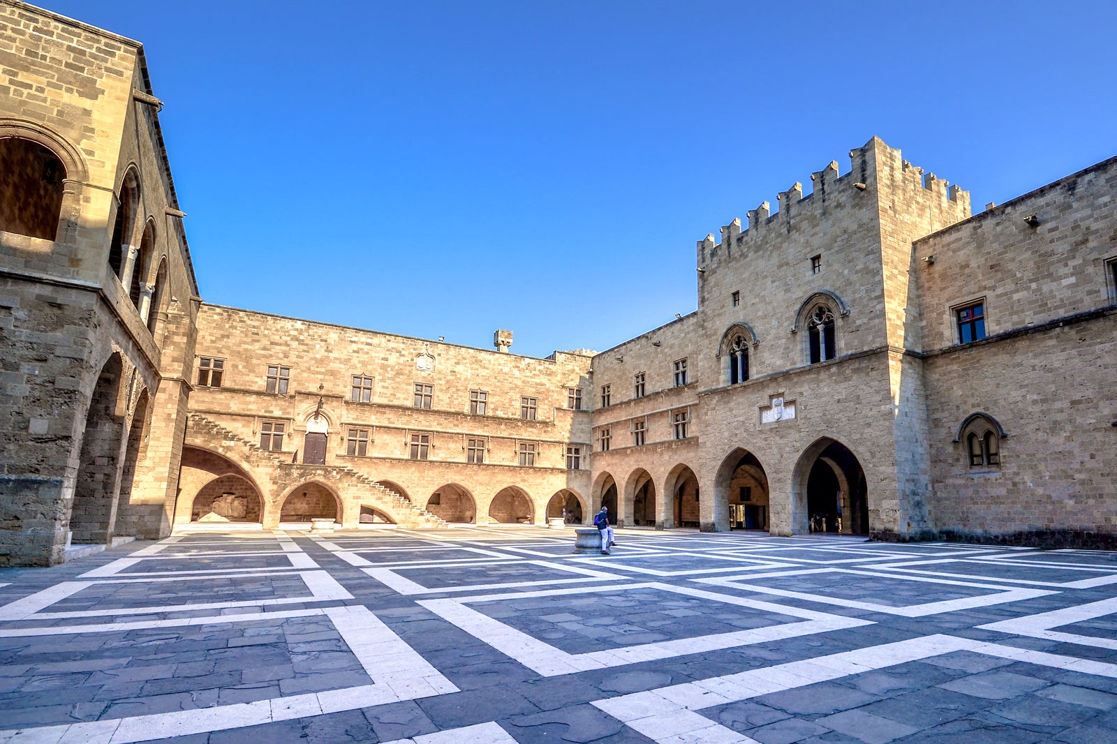 THE PALACE OF THE GRAND MASTER OF THE KNIGHTS, RHODES, GREECE. *INSIDE THE  MUSEUM* 