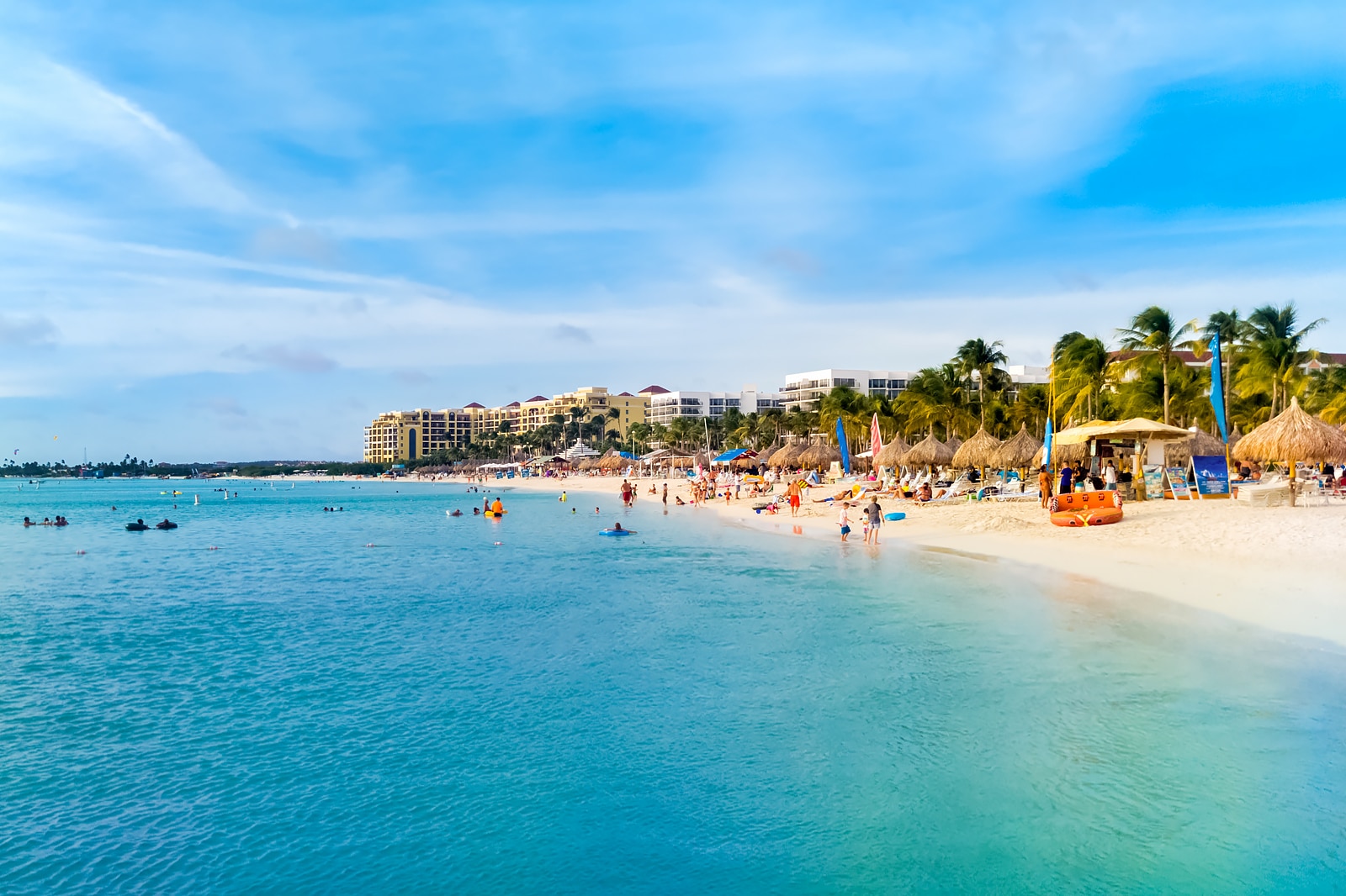 tourist city in aruba