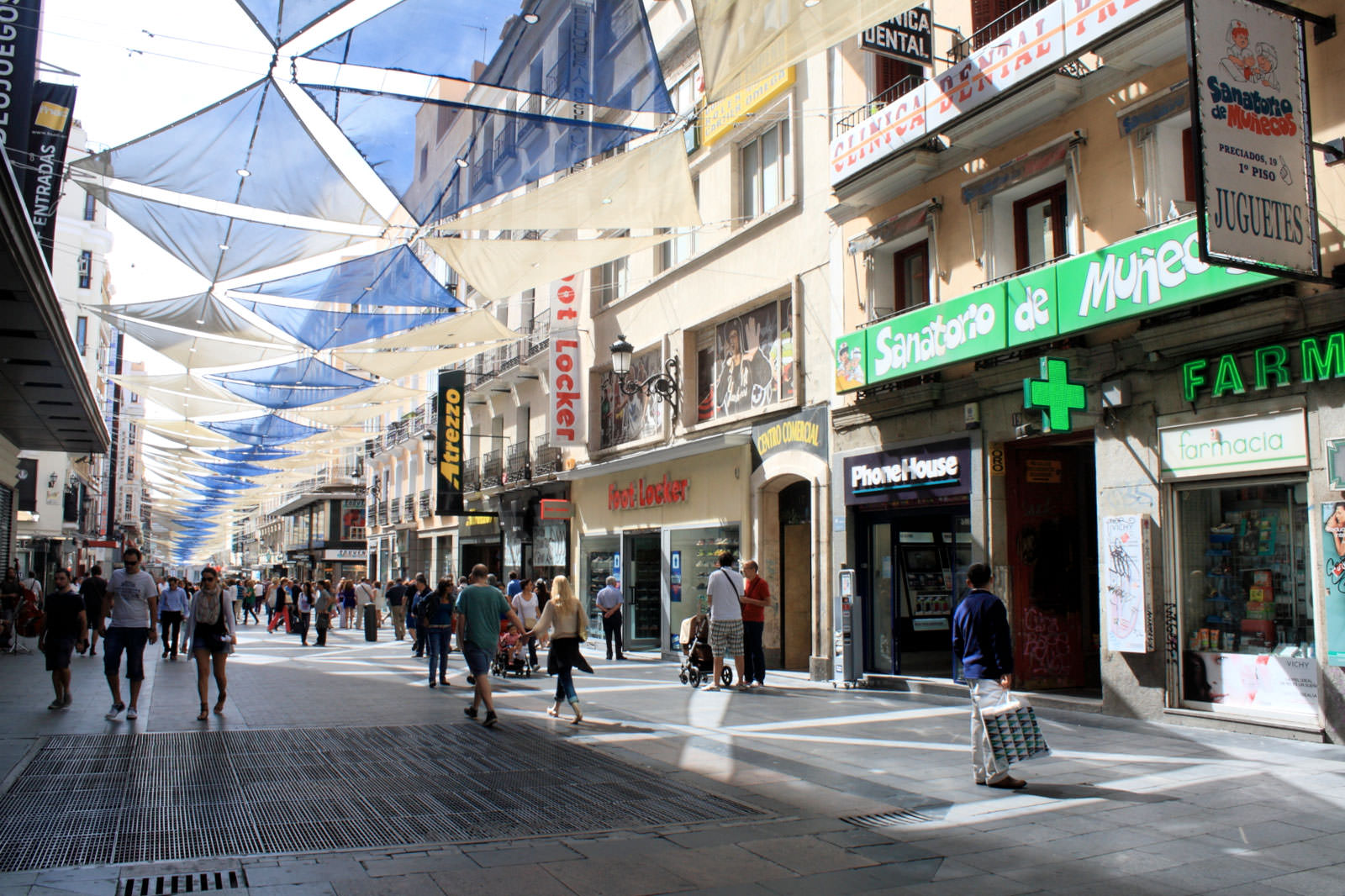 Luxury shopping districts in Spain