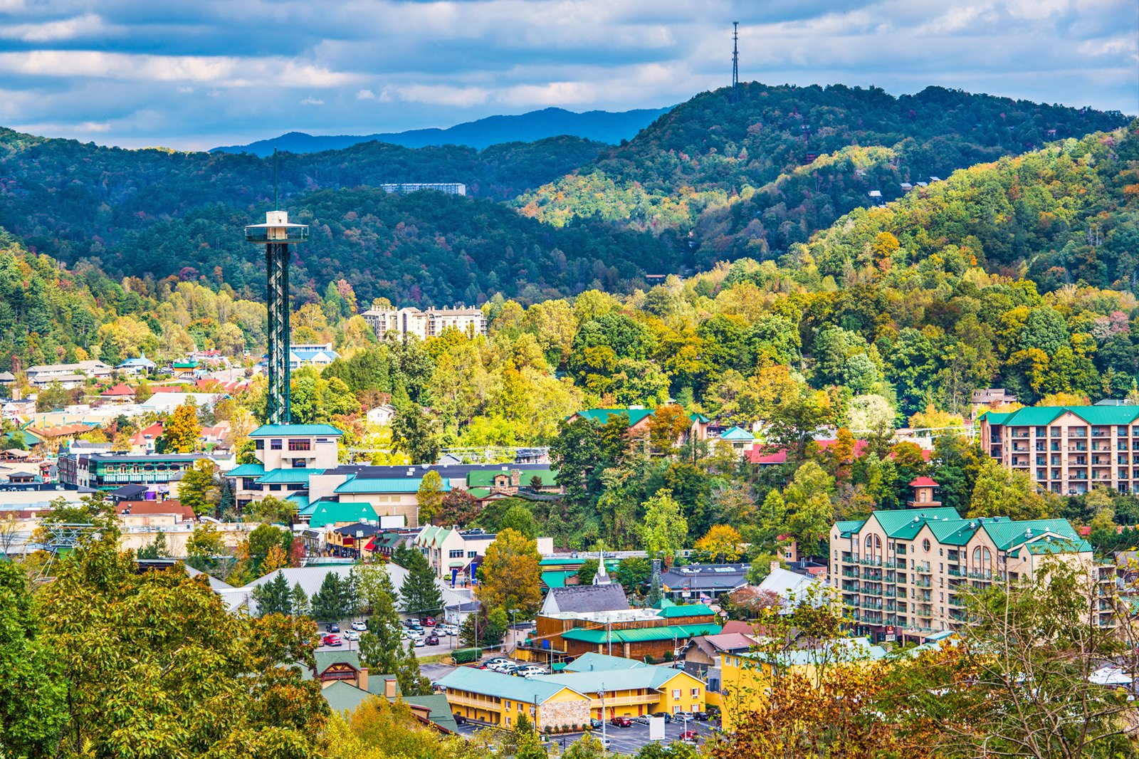 tourist towns like gatlinburg