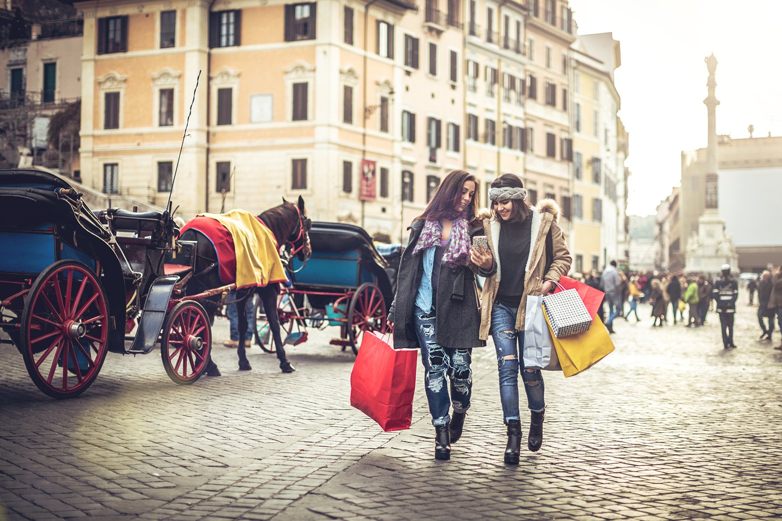 Shopping Near Spanish Steps