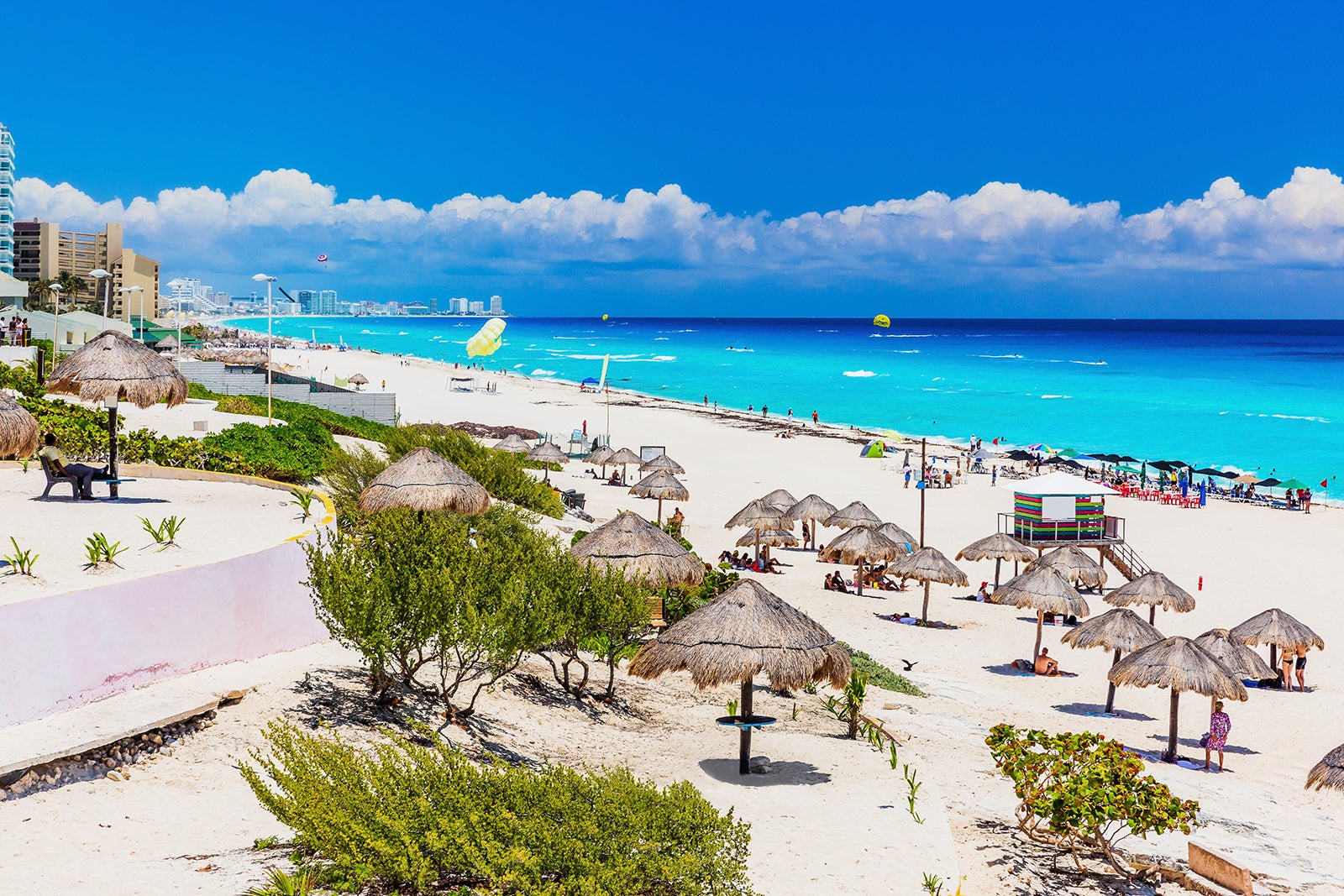 on the beach cancun