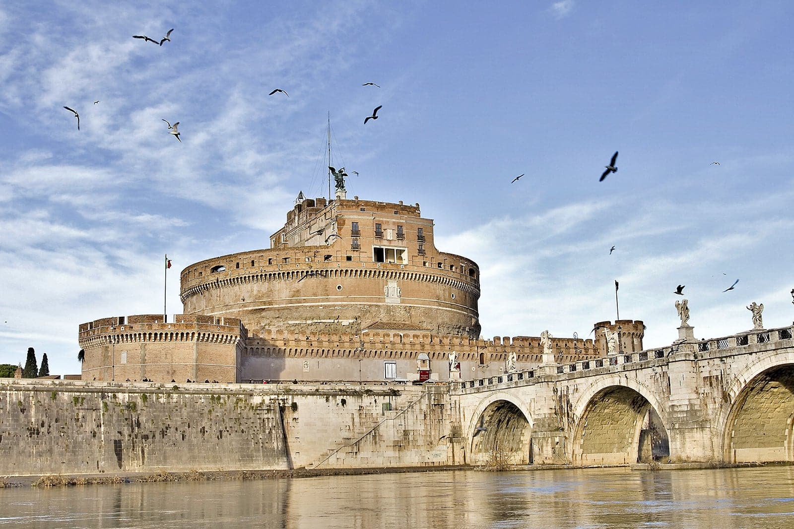 Castel Rome Italy Castel Sant'Angelo in Rome - See a Towering Historic Mausoleum Built by ...