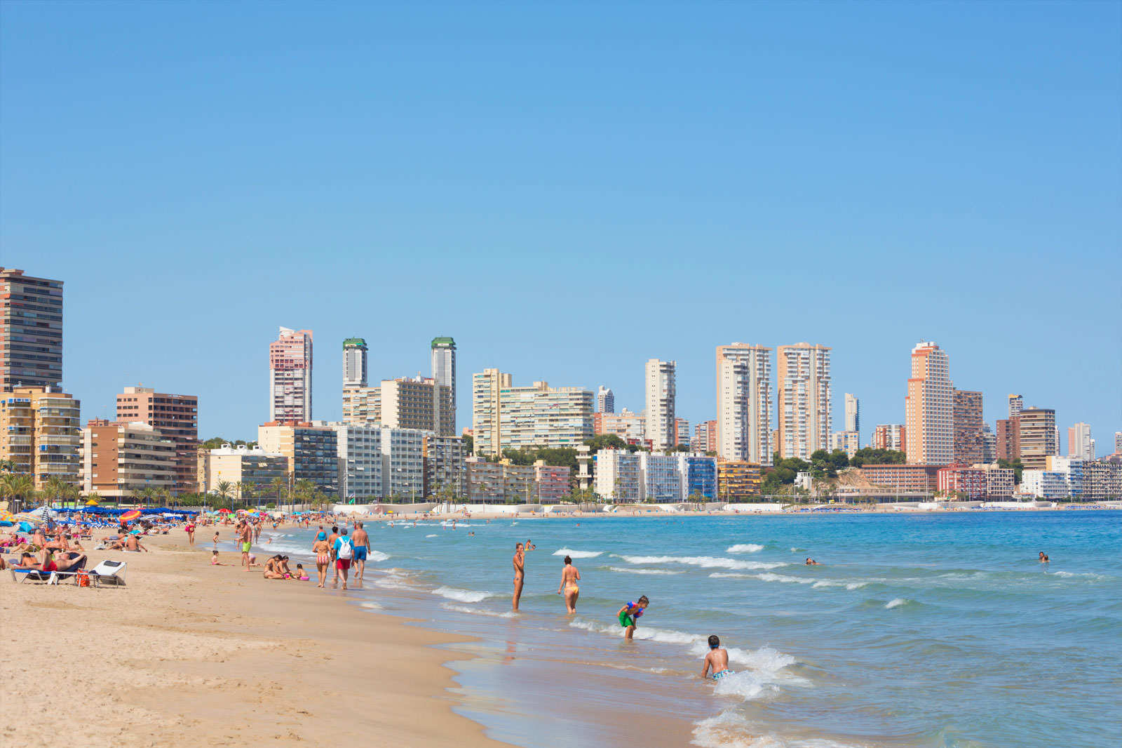 Benidorm Playa Levante Y Poniente Plajă