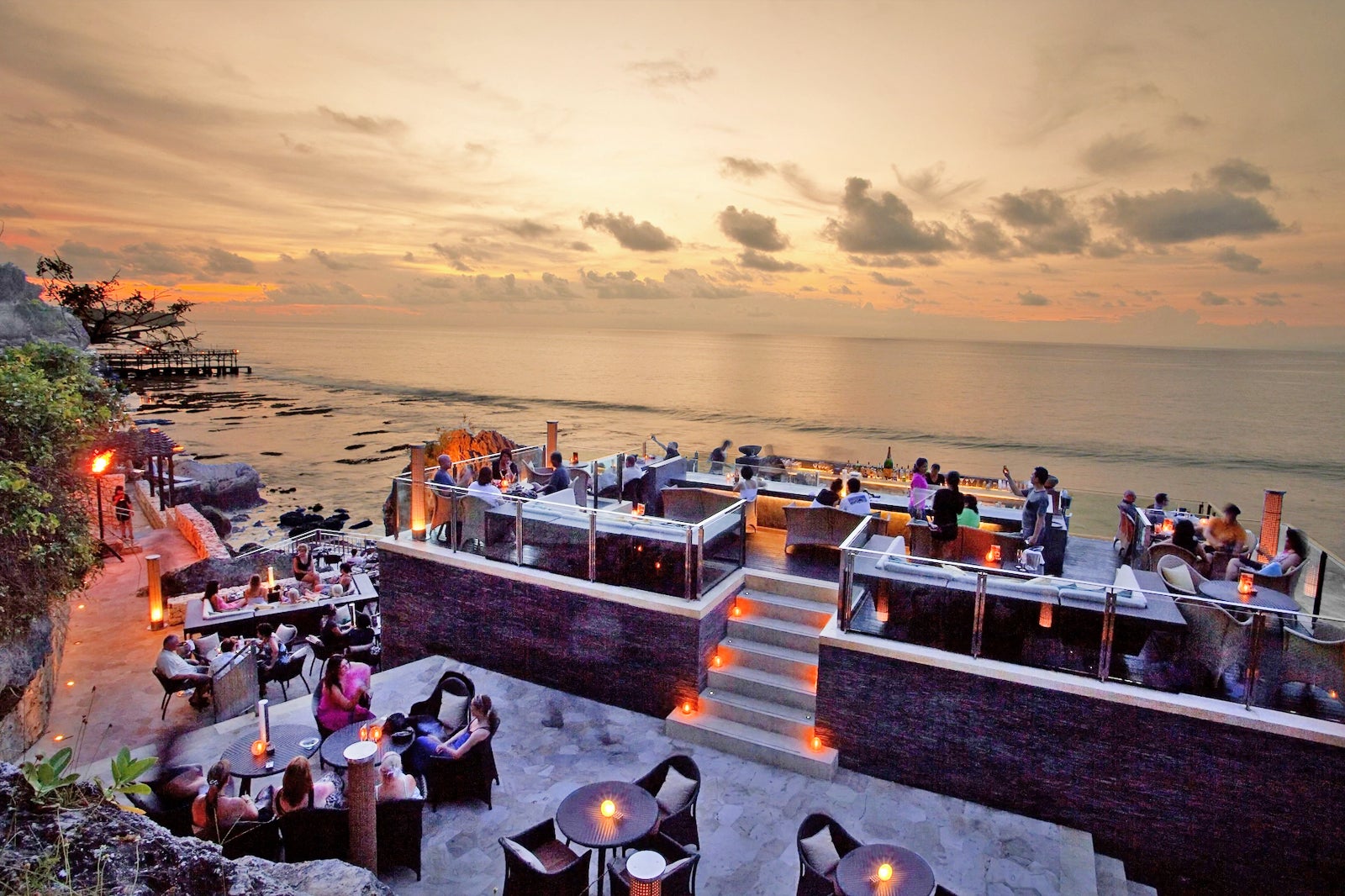 Rock Bar Bali At Ayana Resort And Spa Amazing Sunset Chill Outs In Bali