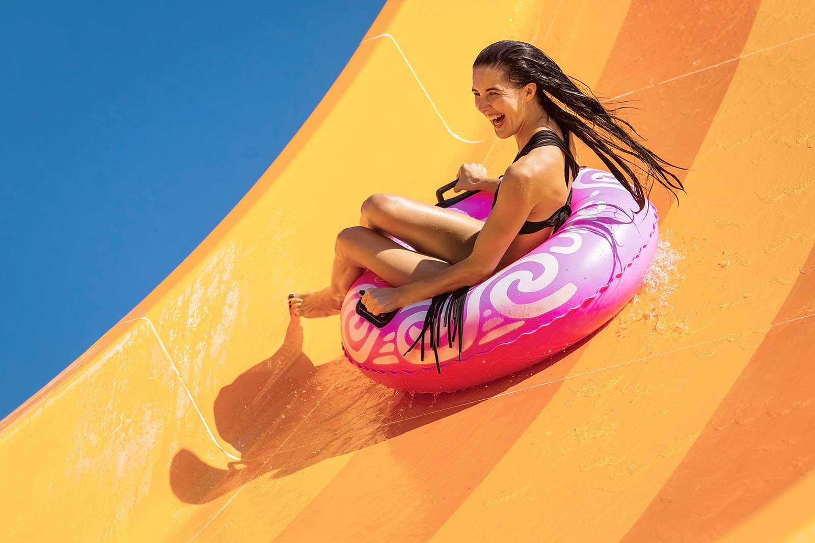 19 Foot Tall Sunrise Water Slide - Destination Events