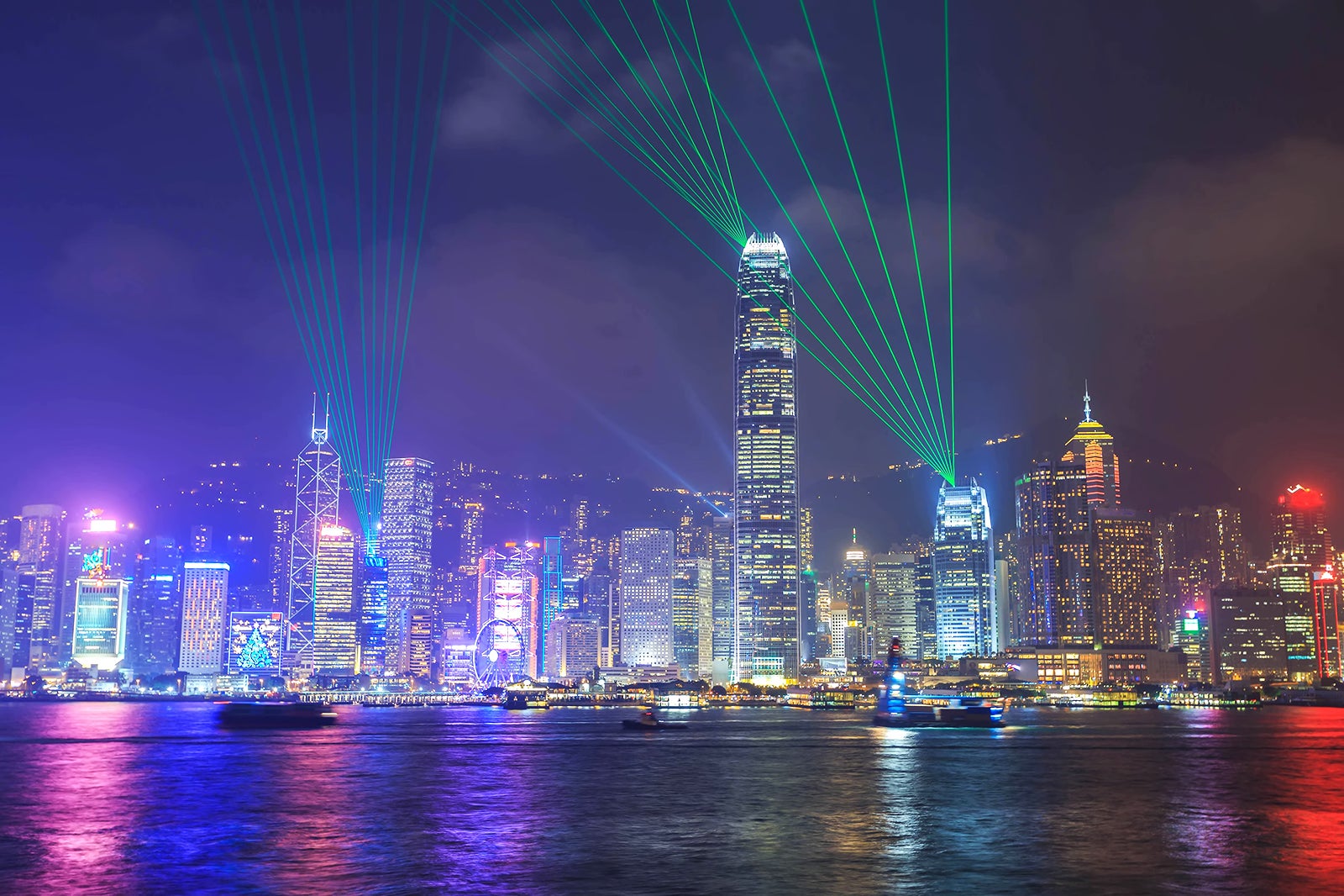 Symphony of Lights Hong Kong Light and Sound Show at Victoria Harbour