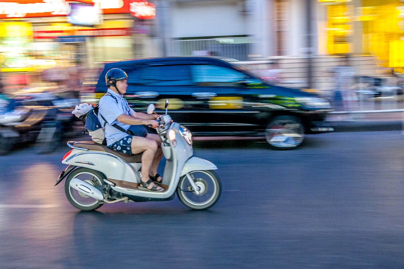 Renting a deals moped