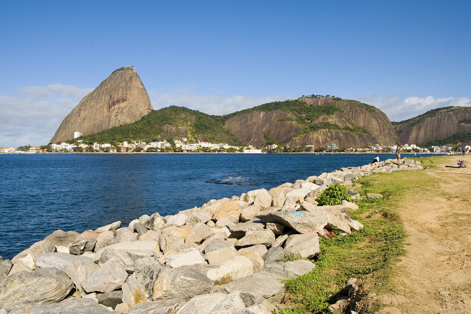 Fotografia Rio de Janeiro downtown and favela su