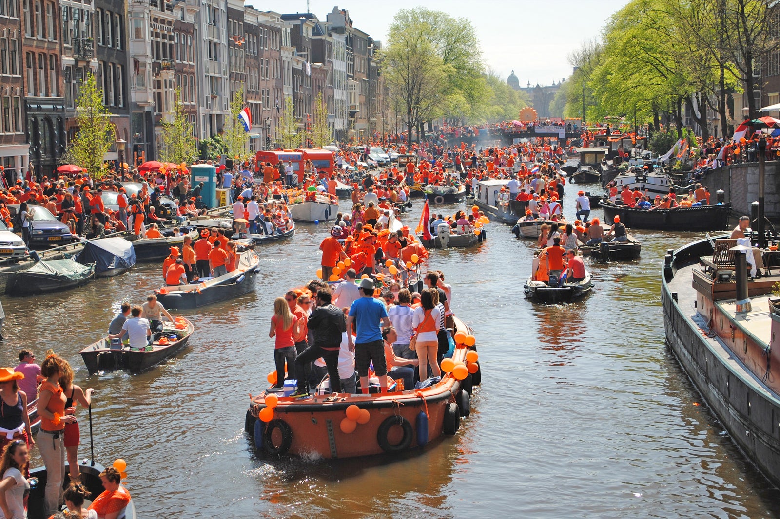 King's Day Koningsdag on April 27 in the Netherlands