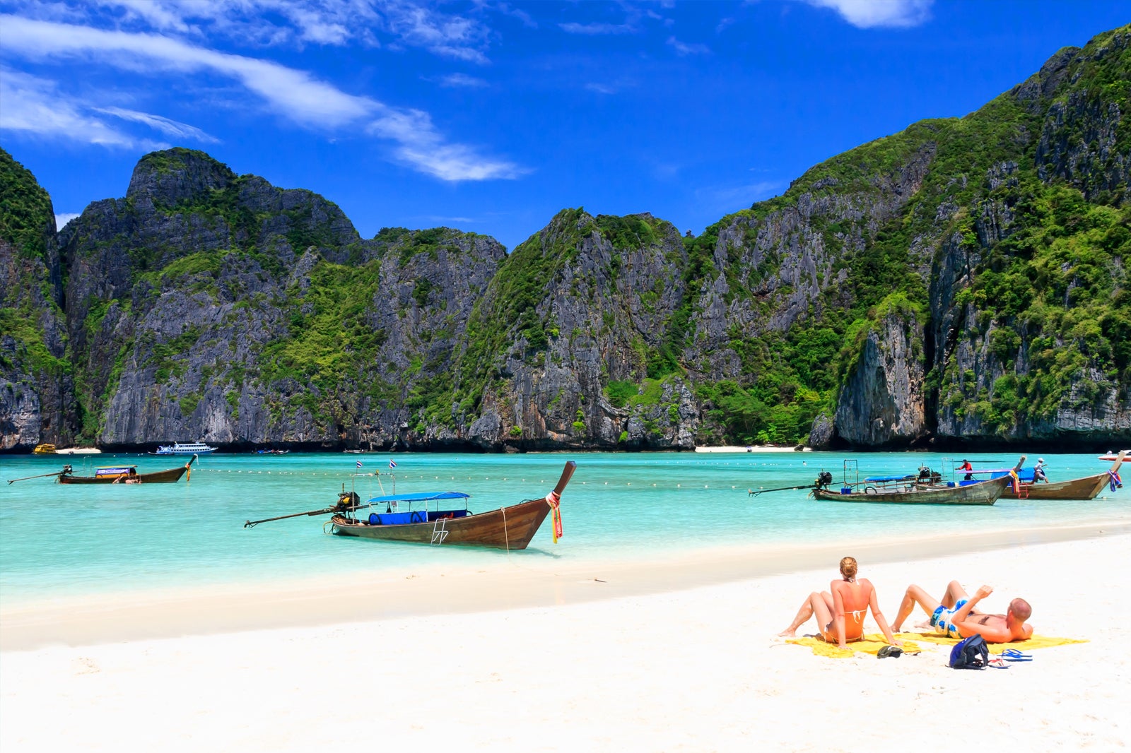 Maya Bay In Phi Phi One Of Phi Phis Most Beautiful Beaches Go Guides 