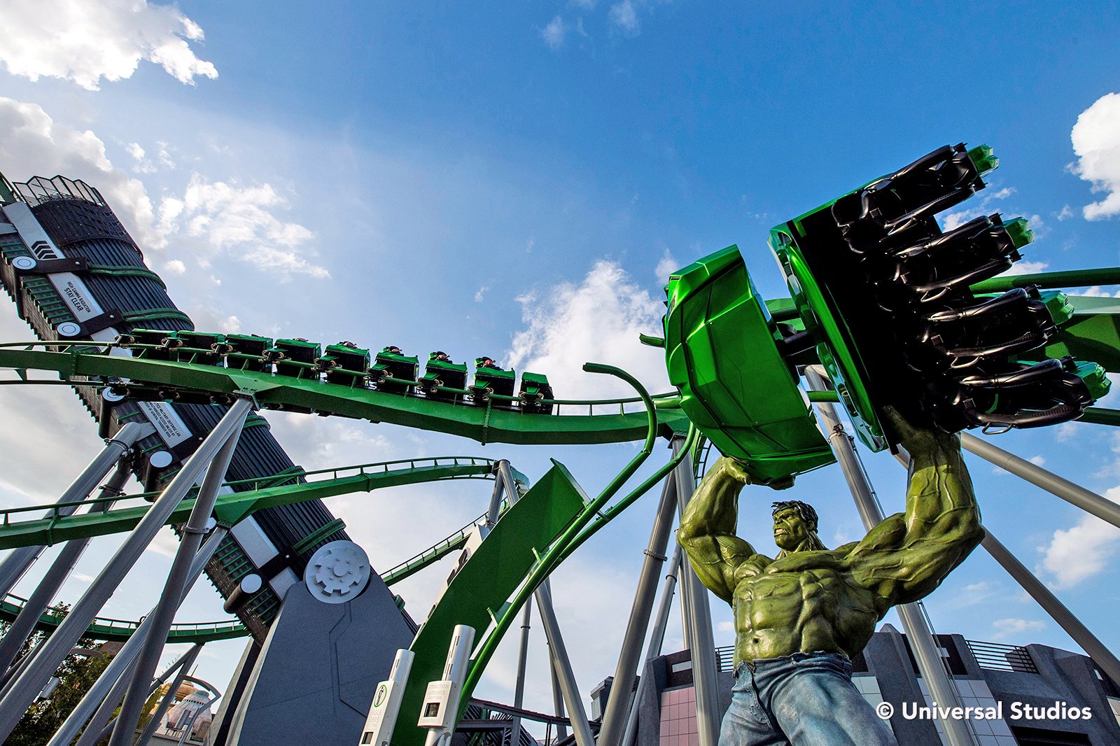 The Incredible Hulk Coaster Rollercoaster at Universal Orlando