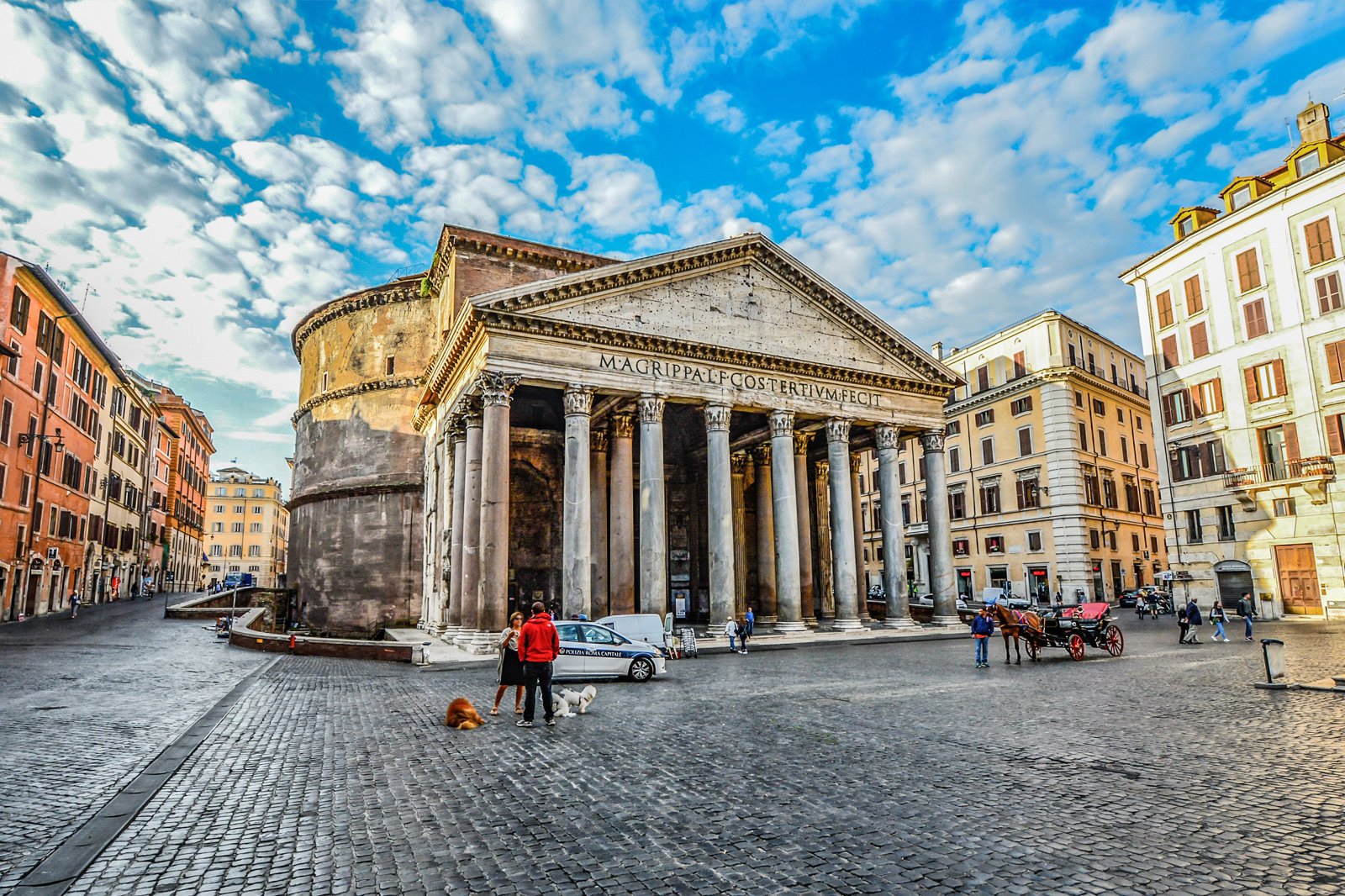 tourist video of rome