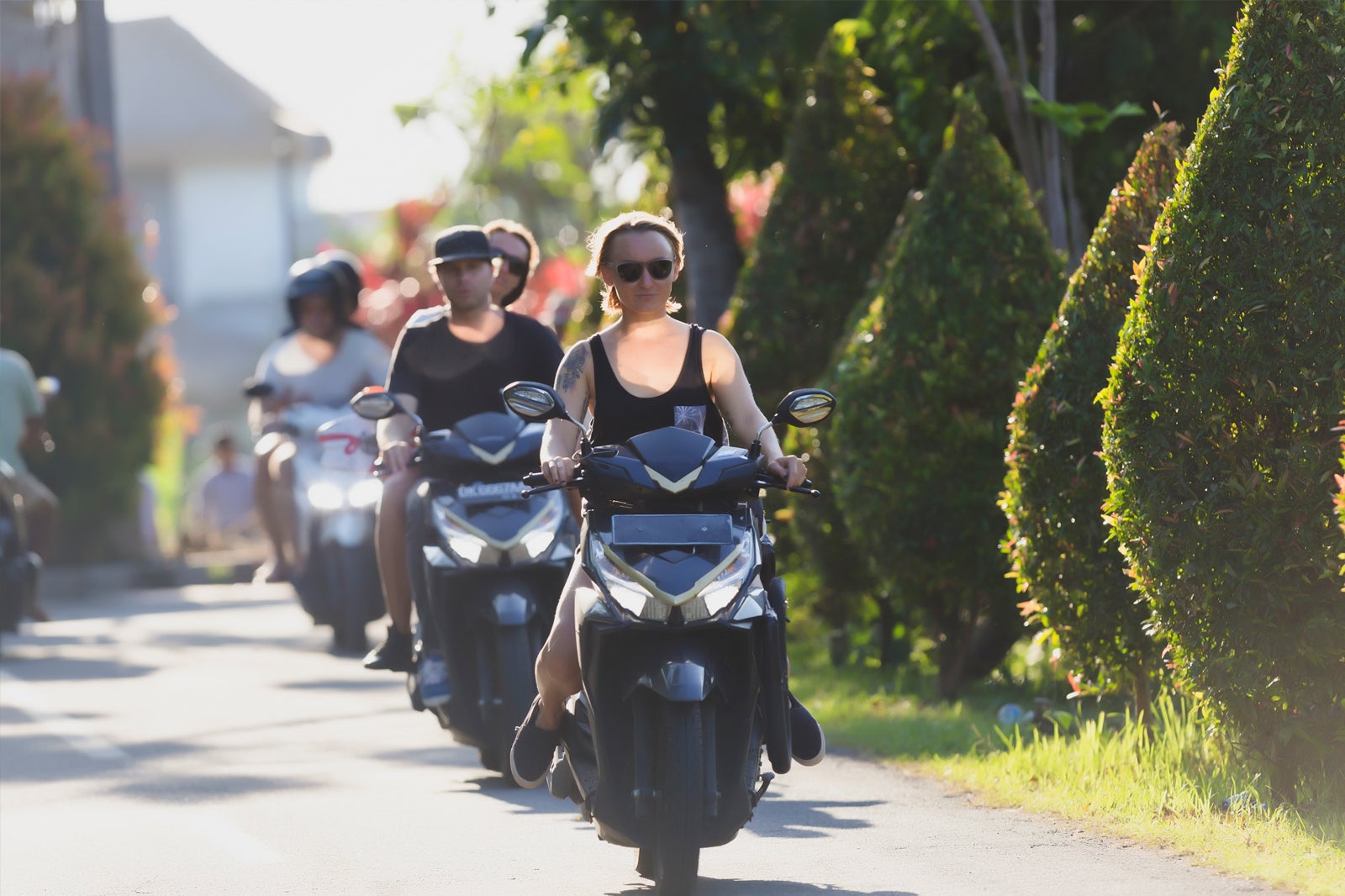 bali tourist motorcycle