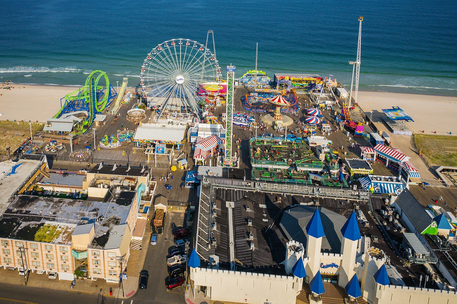 Jersey Shore Beach Boardwalk