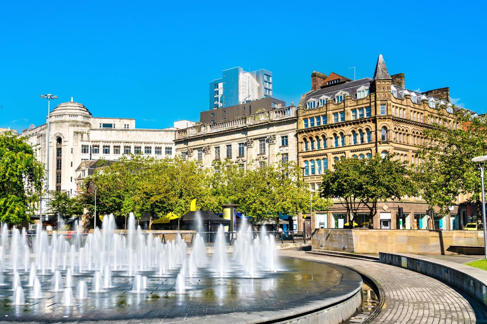 Piccadilly Gardens in Manchester Relax in Green Space in the City Piccadilly Gardens in Manchester Relax in Green Space in the City