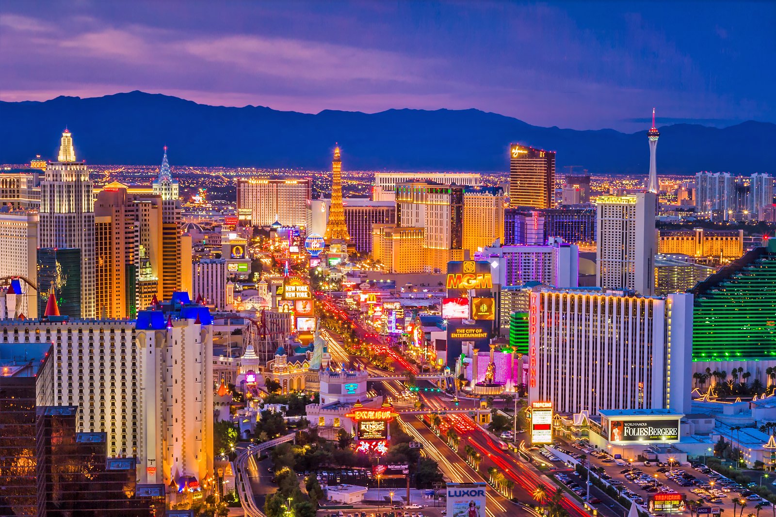 which state visits las vegas the most