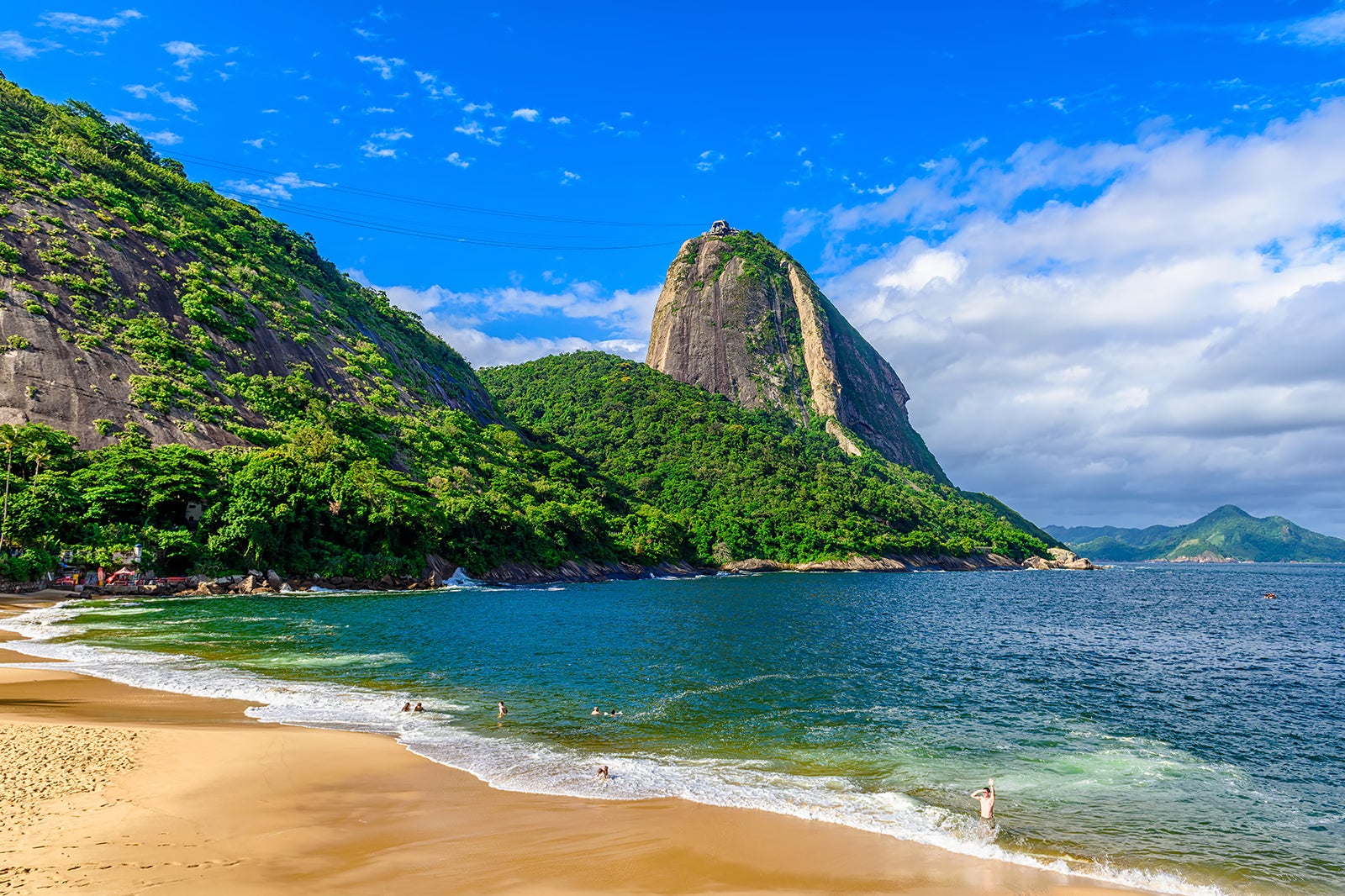 Praia Vermelha no Rio de Janeiro - Uma praia que é um cartão