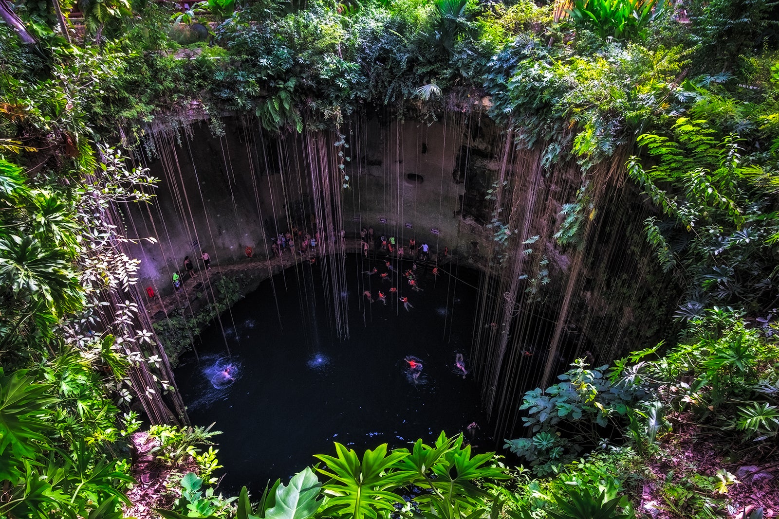 Cenotes Kin Ha Near Cancun - Jump Into The Vivid Blue Waters Of An ...