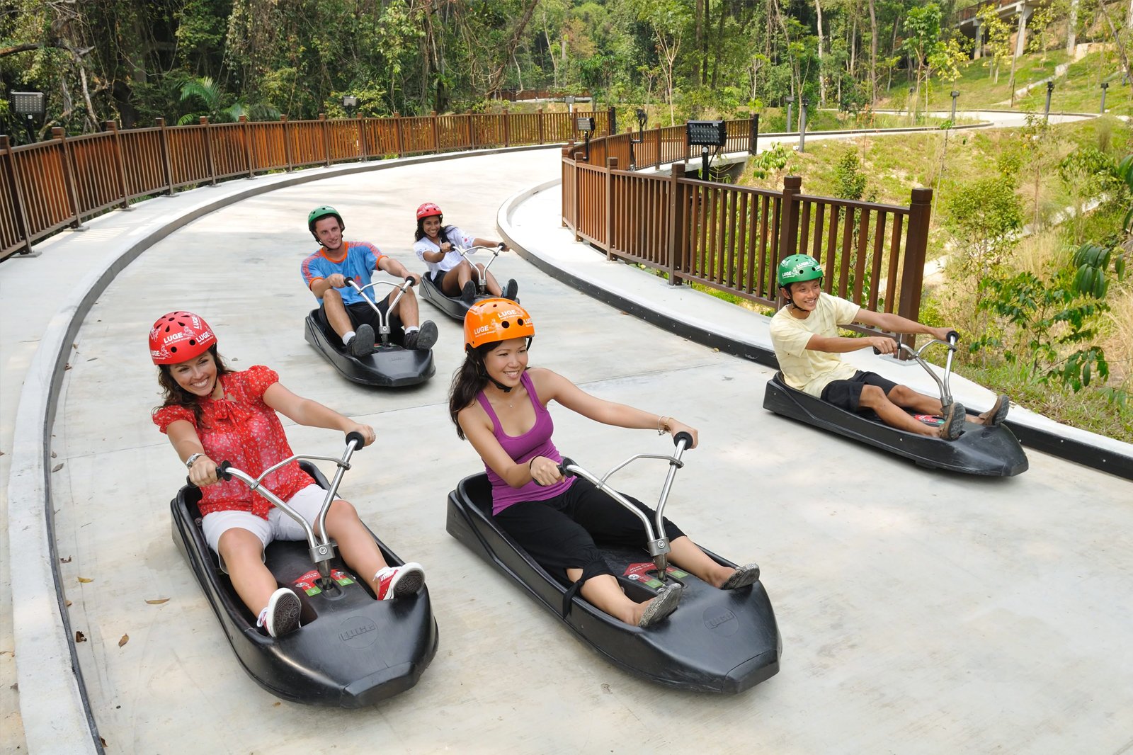 Luge Tracks  Skyline Luge Singapore