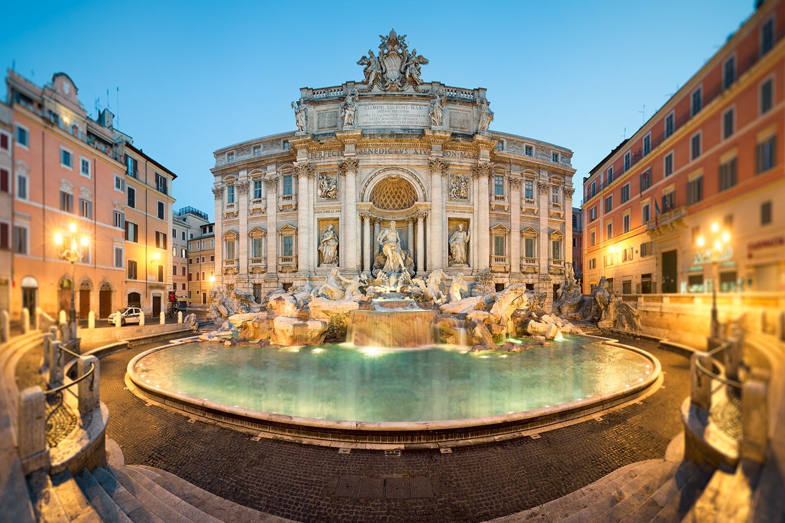 Trevi Fountain In Rome See A Massive Historic Fountain In Baroque Trevi Fountain In Rome See A Massive Historic Fountain In Baroque