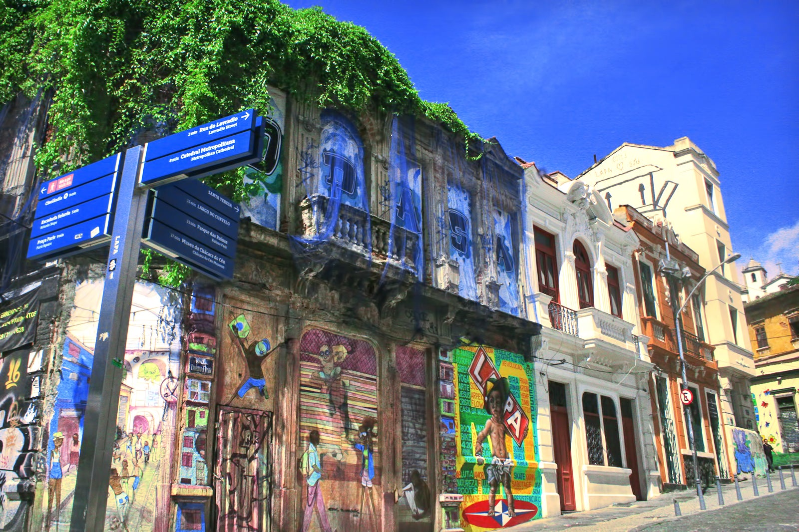 Bairro da Lapa no Rio de